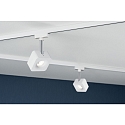 Paulmann Spot URAIL CUBE LED, Cromo, Bianco dimmerabile