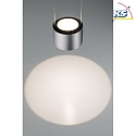 Paulmann pendant luminaire URAIL ALDAN LED with lens optics, chrome matt, black dimmable Paulmann pendant luminaire URAIL ALDAN LED with lens optics, chrome matt, black dimmable
