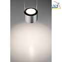 Paulmann pendant luminaire URAIL ALDAN LED with lens optics, chrome matt, black dimmable Paulmann pendant luminaire URAIL ALDAN LED with lens optics, chrome matt, black dimmable