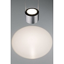 Paulmann pendant luminaire URAIL ALDAN LED with lens optics, chrome matt, black dimmable Paulmann pendant luminaire URAIL ALDAN LED with lens optics, chrome matt, black dimmable