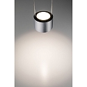 Paulmann pendant luminaire URAIL ALDAN LED with lens optics, chrome matt, black dimmable Paulmann pendant luminaire URAIL ALDAN LED with lens optics, chrome matt, black dimmable