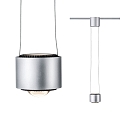 Paulmann pendant luminaire URAIL ALDAN LED with lens optics, chrome matt, black dimmable Paulmann pendant luminaire URAIL ALDAN LED with lens optics, chrome matt, black dimmable