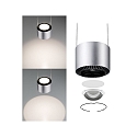 Paulmann pendant luminaire URAIL ALDAN LED with lens optics, chrome matt, black dimmable Paulmann pendant luminaire URAIL ALDAN LED with lens optics, chrome matt, black dimmable