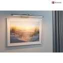 Paulmann LED Bilderleuchte MINGO, 60cm, 230V, 11W 3000K 810lm, neigbar, Alu gebürstet