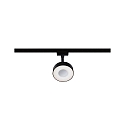 Paulmann 1-Projecteur monophas URAIL CIRCLE LED IP20, noir mat