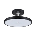 Paulmann Luminaire de plafond HILDOR contrlable par ZigBee IP20, mat, noir gradable