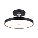 Luminaire de plafond HILDOR IP20, mat, noir gradable