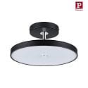 Paulmann Plafoniera HILDOR IP20, opaco, nero dimmerabile