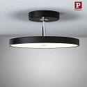 Paulmann Plafoniera HILDOR IP20, opaco, nero dimmerabile