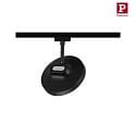 Paulmann 1-phase spot HILDOR URail IP20, mat, black dimmable