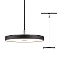 Paulmann 1- Luminaire  suspension monophas HILDOR URail IP20, noir mat gradable