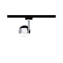 Paulmann LED Spot URail CAPSULE II, 6W, 2700K, dimmbar, schwarz matt/chrom