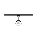 Paulmann Spot URAIL CIRCLE rotatif, inclinable, chrome, noir mat