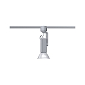 Paulmann Riflettori su rotaie URAIL APOL II con braccio articolato, regolabile E27, Cromo