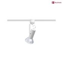 Paulmann track spot URAIL APOL II with jointed arm, adjustable E27, white