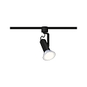 Riflettori su rotaie URAIL APOL II con braccio articolato, regolabile E27, Nero