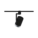 Paulmann Riflettori su rotaie URAIL ASTHENE cilindrico, con braccio articolato, regolabile E27, Nero Paulmann Riflettori su rotaie URAIL ASTHENE cilindrico, con braccio articolato, regolabile E27, Nero