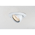 Paulmann Lumire encastre PREMIUM inclinable GU5,3 IP23, blanche