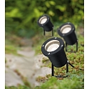 Paulmann Paulmann Special Line LED Plant luminaire with earth spike IP44/IP65 3,5W 3000K GU10 black, set of 3