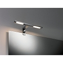 Paulmann Luci da specchio GALERIA DOUBLE HOOK 2-Lampadine, angolare, Cromo 