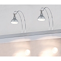 Paulmann Luminaire de miroir LED II  court, lot de 2 GU5,3, chrome 