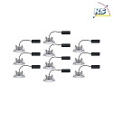 Apparecchio da incasso per esterni CALLA IP65 DIM girevole, Set di 10 IP65