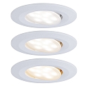 Paulmann Eclairage d'extrieur encastr CALLA LED pivotant, CCT Switch IP65, blanc mat 