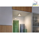 Luce per mobile DISC LED CCT Switch IP20, cromo opaco dimmerabile
