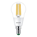 LED Filamentlampe MAS LEDLuster ND CL GUE Tropfen, P45, 2,3W, E14, 2700K, 485lm