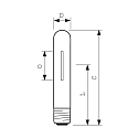 Philips sodium vapour lamp SON T-46 PLUS PIA T46 E40 2000K CRI 20-39 