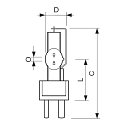 Philips Discharge lamp MSR SA 1CT/4 GY22 1200W 93000lm 6100K 