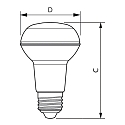 Philips LED Lampe CorePro LEDspot, 36, R63, E27, 3W, 2700K
