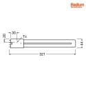RADIUM LED ESSENCE Long - Retrofit für Ralux, RL-LONG24 840/2G11 HF