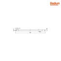 RADIUM Tubo LED T8 ESSENCE T8 HF G13 9W 800lm 4000K 190° CRI 80-89 