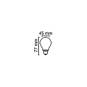 RADIUM filament lamp drop STAR RL-D40 D40 E27 3,4W 470lm 3000K 300 dimmable