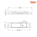 RADIUM LED driver DC DRIVER 30W/700MA current constant, switchable, silver grey