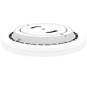 RADIUM ceiling luminaire SURFACE STAR 450 PS CCT CCT Switch, impact resistant, direct / indirect, multipower IP54, white 