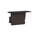 Endcap for Radium Aluminum Wing profile SMALL WING, plastic, black