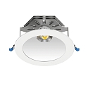 Downlight CHANGY-TB TRIZONE - UGR<10 DALI2 commutable, reculer, avec optique de lentille IP40, blanche 
