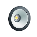 LED Downlight CYRA XL ECO REFIT, 230V, 18/24W, CRI80, IP20, On/Off, 3000K, schwarz