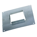 Flush-mounted frame for 57200-57216 metal (perforated plate)
