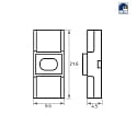 Rutec Zubehör für LED Strip VARDAflex (einfarbig, Breite 0.8cm) - Direktverbinder PUSH LOCK-W, IP20, transparent matt