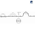 Rutec Striscia di LED VARDAFLEX 48 IC - 1.2CM 2 poli bianco