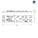 Rutec Magnetic switch-CV magnetic control for VARDAflex, static, IP20