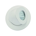 Downlight GU10 rond, pivotant GU10 IP20, blanc mat