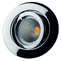 Alu die-cast Recessed spot for MR11, without Snap ring, swivelling, IP20, chrome