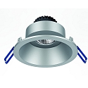 Luce da incasso TOM ROUND (EMPTY CASE FOR LED MODULE �5CM) rotondo, girevole, senza presa IP20, argento opaco dimmerabile