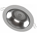 LED Downlight CYRA+ S, IP20,  20.7cm, 230V, 7/9/14W (multi), DALI dimmbar, starr, wei RAL9016, 3000K 60, Reflektor silber