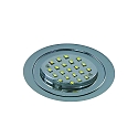 downlight LARA round IP40, chrome dimmable