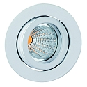 Luce da incasso TULKA rotondo, girevole IP20, Lucido, Bianco